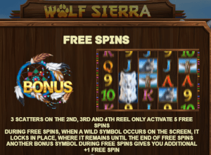 Wolf Sierra Free spin
